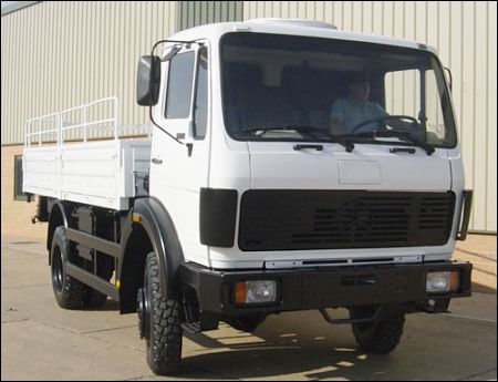 Mercedes 1017 4x4 Drop Side Cargo Truck - Govsales of mod surplus ex army trucks, ex army land rovers and other military vehicles for sale