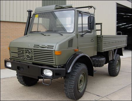 Mercedes Unimog U1300L 4x4 Drop Side Cargo Truck - 11533 - Govsales of mod surplus ex army trucks, ex army land rovers and other military vehicles for sale