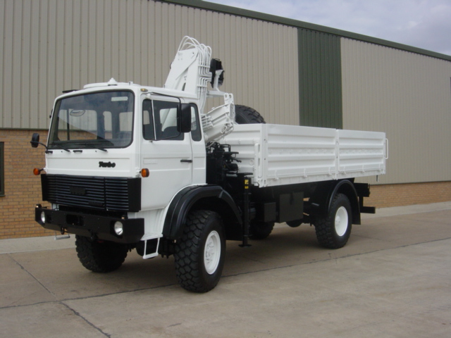 Iveco 110-16 4x4 crane truck - 11707 - Govsales of mod surplus ex army trucks, ex army land rovers and other military vehicles for sale