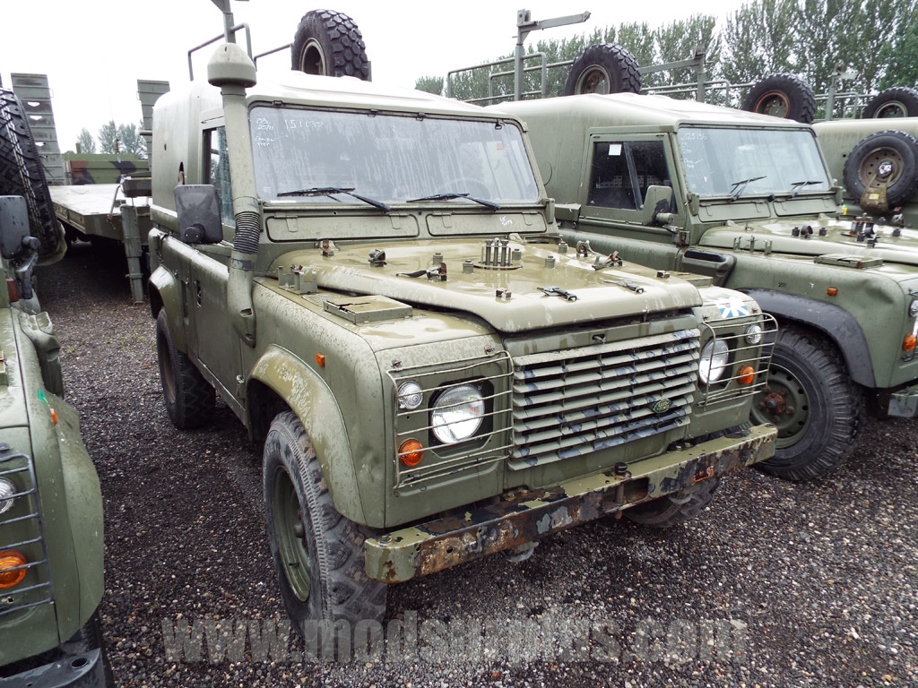 Land Rover Defender 90 Wolf LHD Hard Top (Remus) - 15078 - Govsales of mod surplus ex army trucks, ex army land rovers and other military vehicles for sale