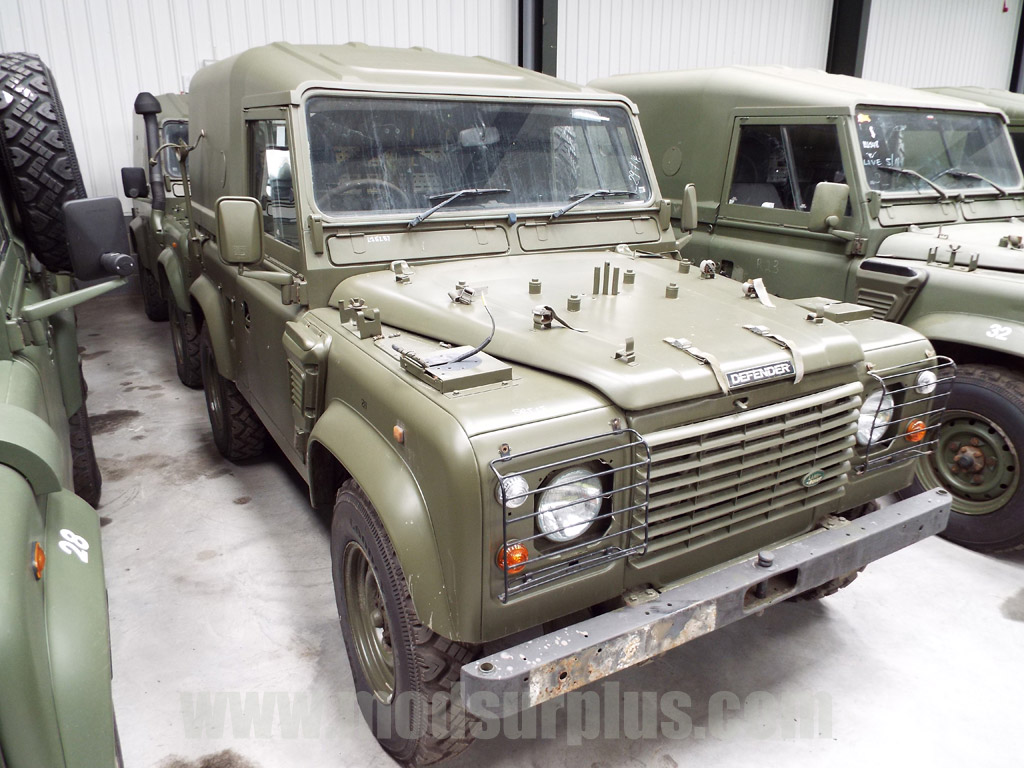 Land Rover Defender 90 Wolf RHD Hard Top (Remus) - 15287 - Govsales of mod surplus ex army trucks, ex army land rovers and other military vehicles for sale