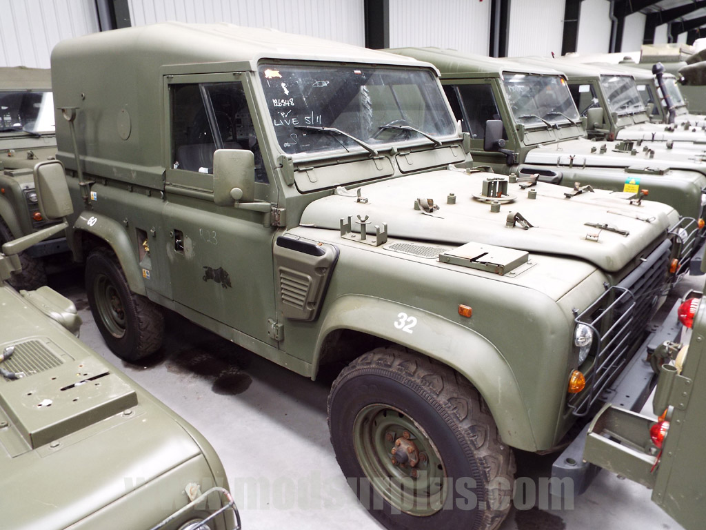 Land Rover Defender 90 Wolf LHD Hard Top (Remus) - 15061 - Govsales of mod surplus ex army trucks, ex army land rovers and other military vehicles for sale