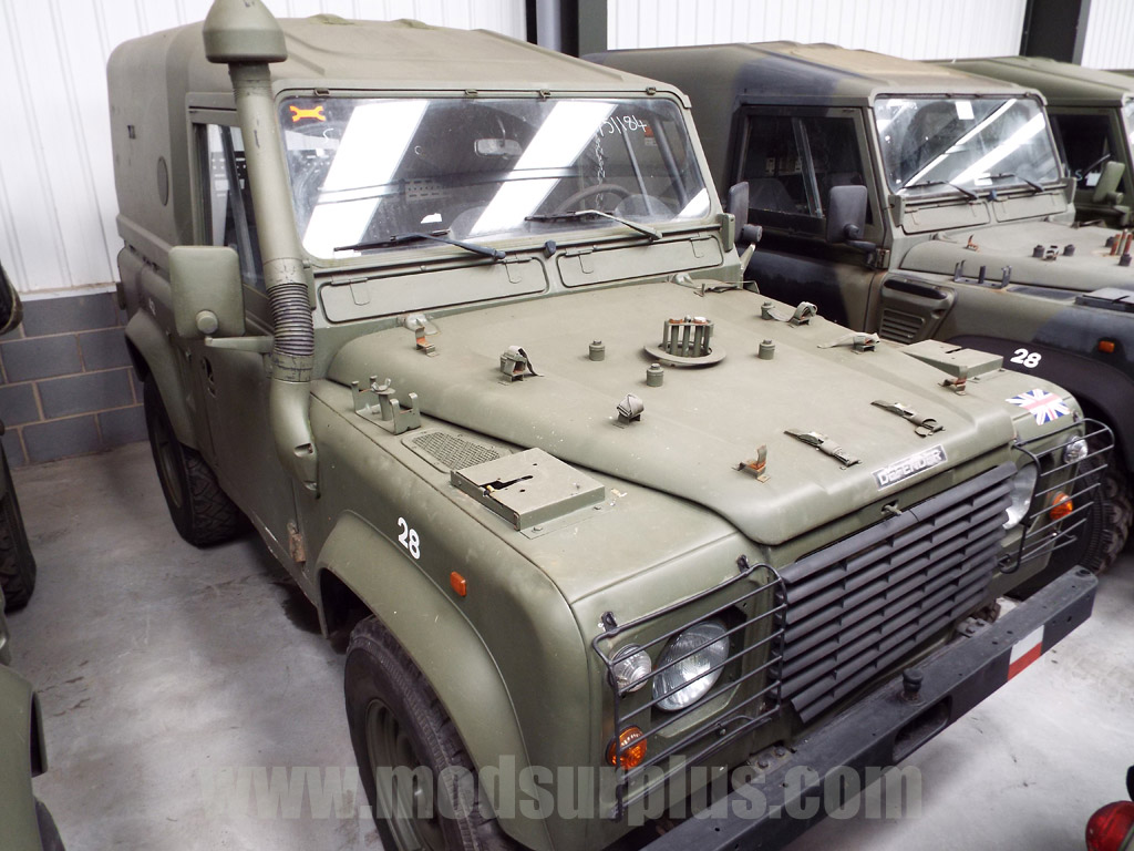 Land Rover Defender 90 Wolf LHD Hard Top (Remus) - 15049 - Govsales of mod surplus ex army trucks, ex army land rovers and other military vehicles for sale