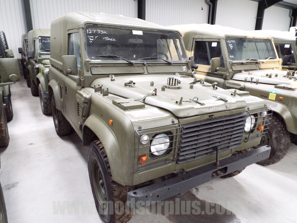 Land Rover Defender 90 Wolf LHD Hard Top (Remus) - 15105 - Govsales of mod surplus ex army trucks, ex army land rovers and other military vehicles for sale