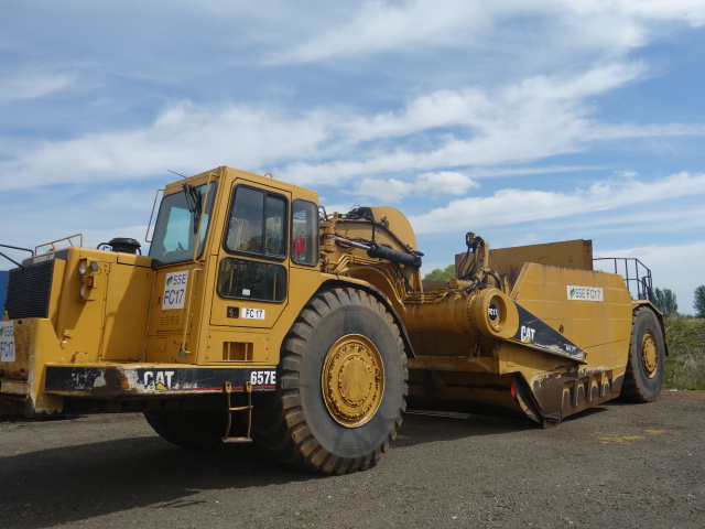 Caterpillar 657E Motor Scraper - Govsales of mod surplus ex army trucks, ex army land rovers and other military vehicles for sale