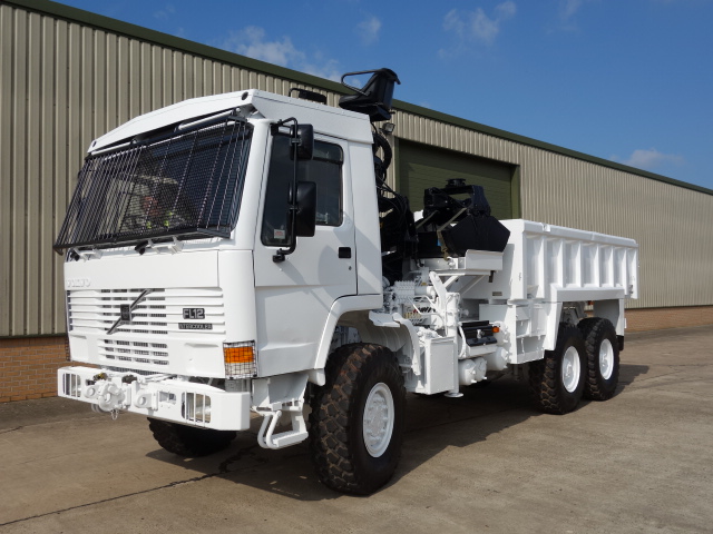 Volvo FL12 tipper with protected cab - 40136 - Govsales of mod surplus ex army trucks, ex army land rovers and other military vehicles for sale