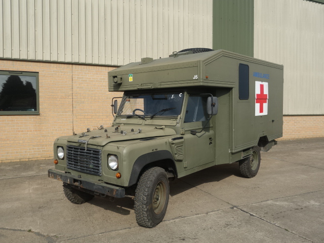 Land Rover 130 Defender Pulse RHD Ambulance - 40148 - Govsales of mod surplus ex army trucks, ex army land rovers and other military vehicles for sale