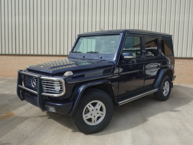 Armoured (BULLET PROOF - B6) Mercedes G wagon 500 - Govsales of mod surplus ex army trucks, ex army land rovers and other military vehicles for sale
