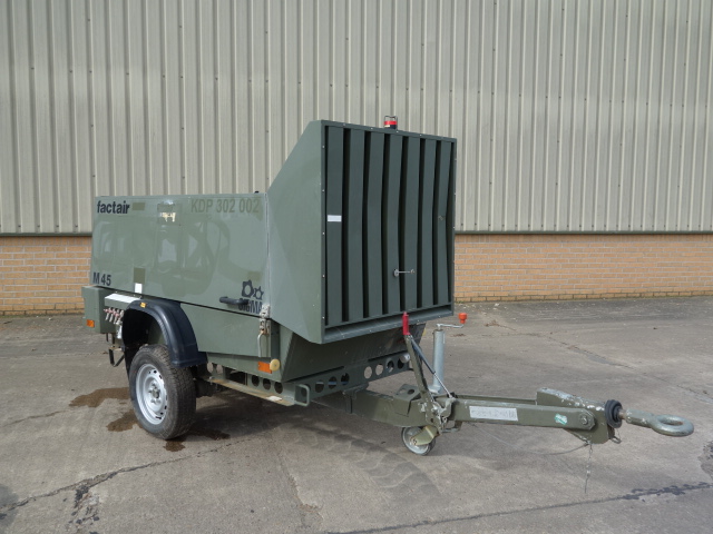 Factair General Purpose Air Compressor  - Govsales of mod surplus ex army trucks, ex army land rovers and other military vehicles for sale