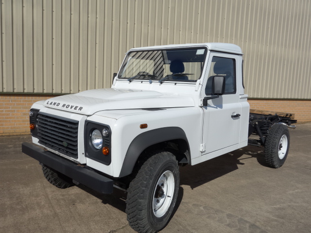 Land Rover Defender 130 RHD chassis cab  - Govsales of mod surplus ex army trucks, ex army land rovers and other military vehicles for sale
