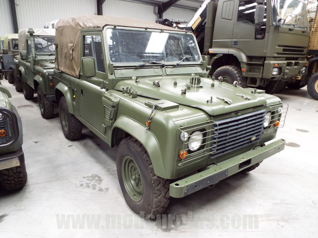 Land Rover Defender 90 Wolf RHD Soft Top (Remus) - 15281 - Govsales of mod surplus ex army trucks, ex army land rovers and other military vehicles for sale