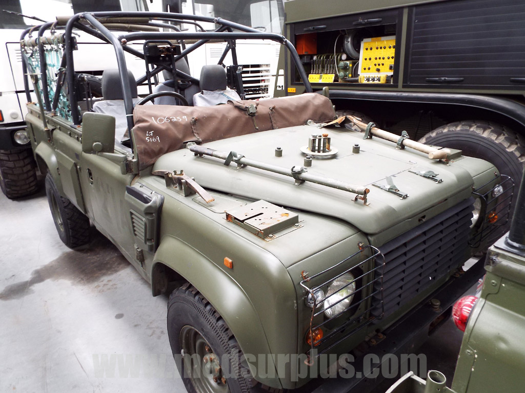 Land Rover Defender Wolf 110 Scout vehicle - Govsales of mod surplus ex army trucks, ex army land rovers and other military vehicles for sale