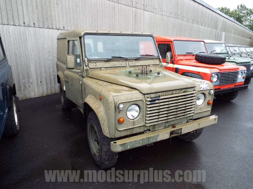 Land Rover Defender 110 2.5L NA Diesel (Hard Top) - Govsales of mod surplus ex army trucks, ex army land rovers and other military vehicles for sale