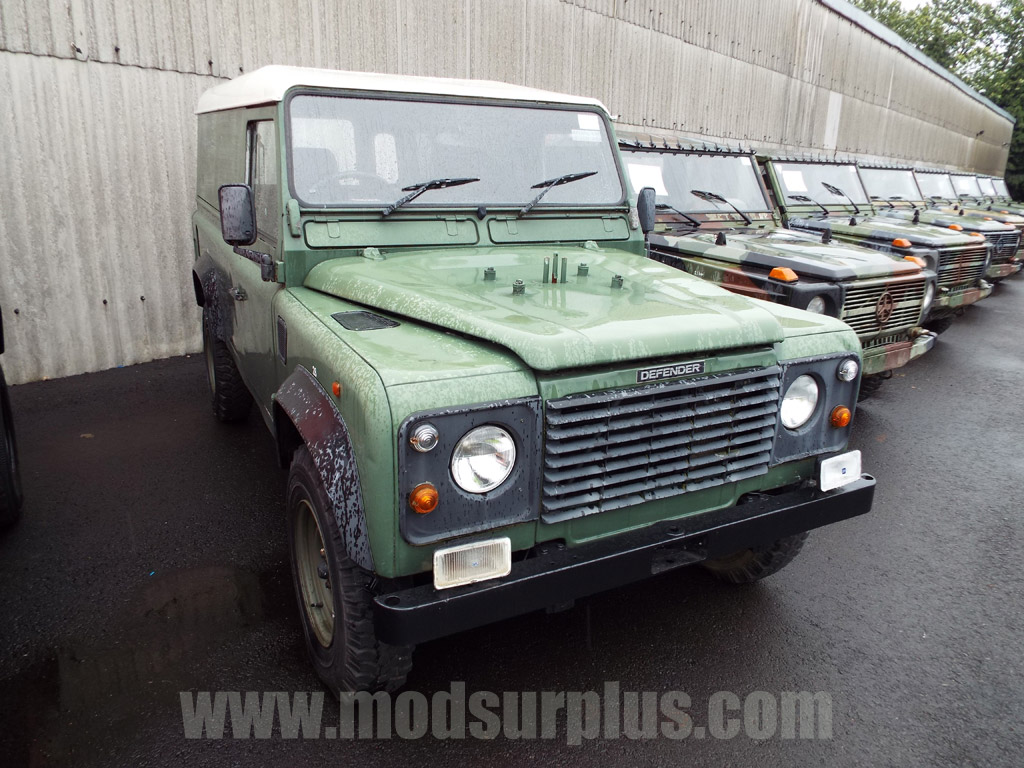 Land Rover Defender 110 2.5L NA Diesel (Hard Top) - Govsales of mod surplus ex army trucks, ex army land rovers and other military vehicles for sale