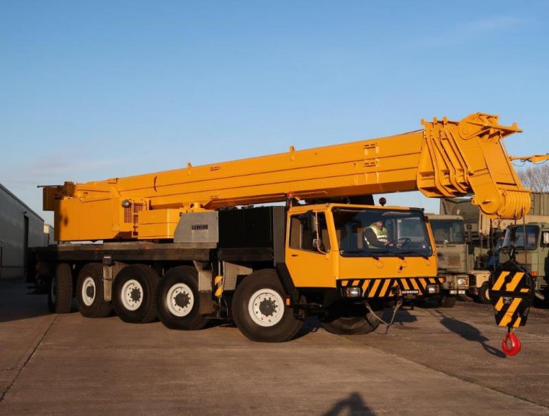Liebherr LTM1120 crane  - Govsales of mod surplus ex army trucks, ex army land rovers and other military vehicles for sale