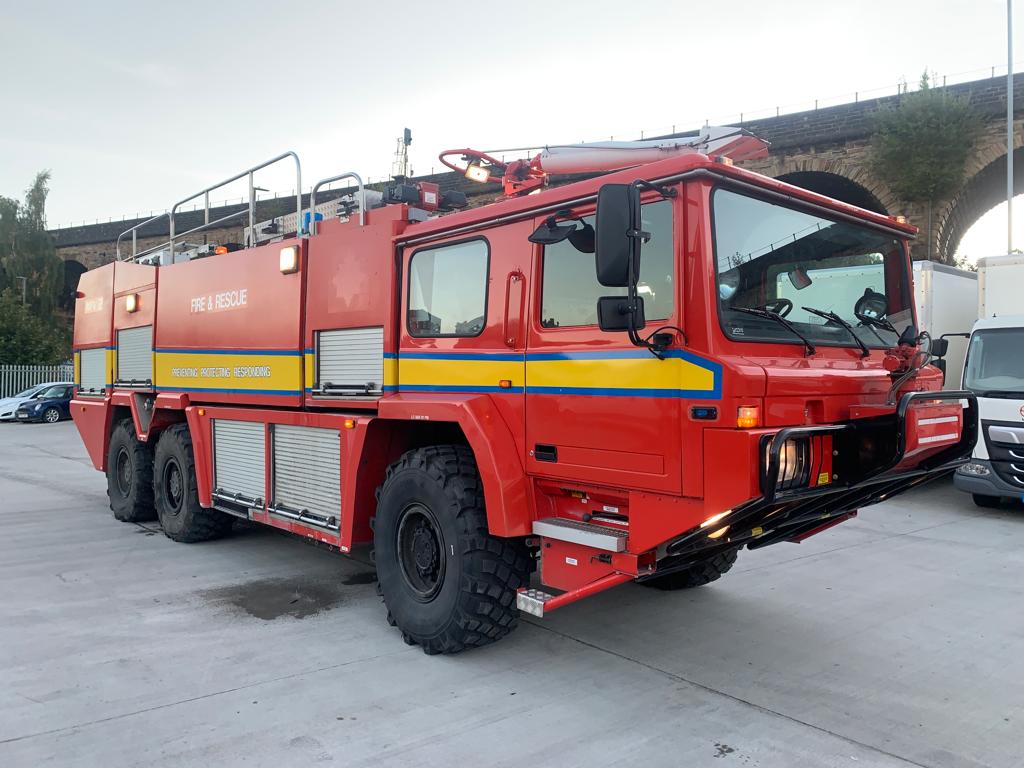 Charmichael MFV 2 6x6 Airport Fire Appliance - Govsales of mod surplus ex army trucks, ex army land rovers and other military vehicles for sale