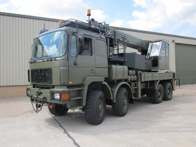 Man 41.372 8x8 crane truck - 32922 - Govsales of mod surplus ex army trucks, ex army land rovers and other military vehicles for sale