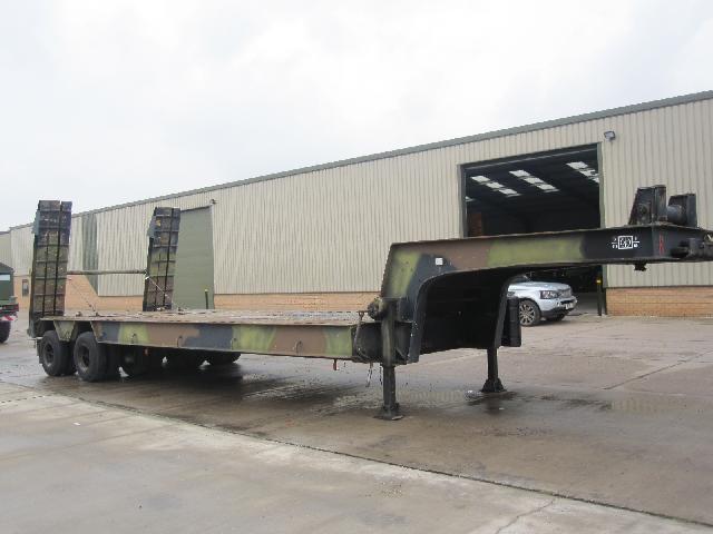 Nicolas 45,000 kg tank transporter trailer - 32907 - Govsales of mod surplus ex army trucks, ex army land rovers and other military vehicles for sale