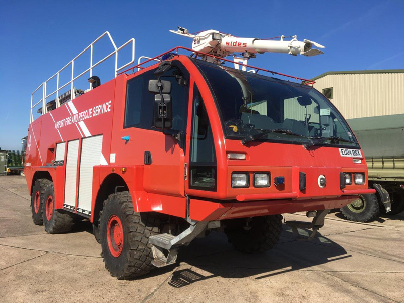 Sides VMA 112 6x6 Airport Crash Tender / Fire Appliance - Govsales of mod surplus ex army trucks, ex army land rovers and other military vehicles for sale
