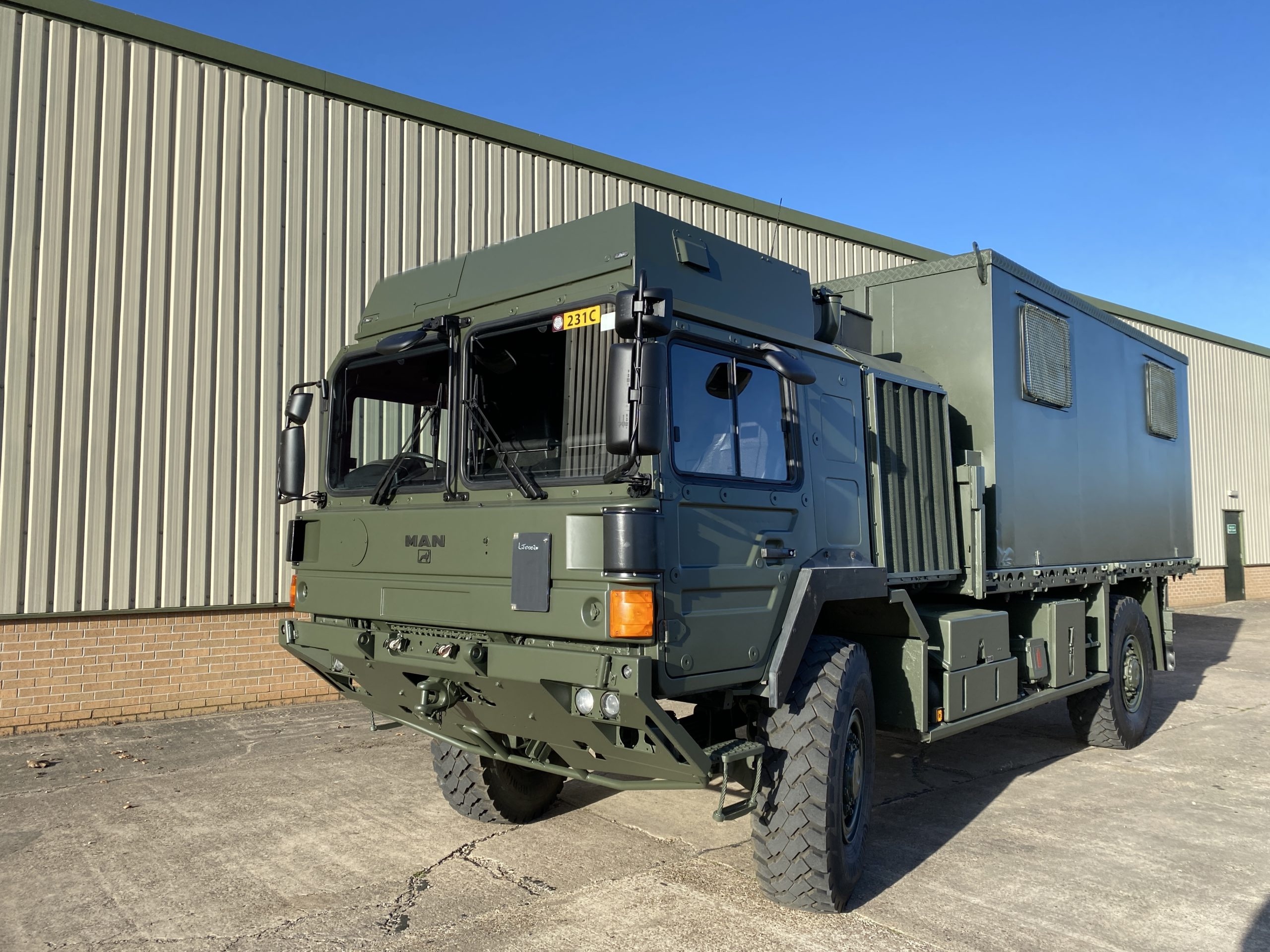 MAN HX60 18.330 Box Truck - 50405 - Govsales of mod surplus ex army trucks, ex army land rovers and other military vehicles for sale