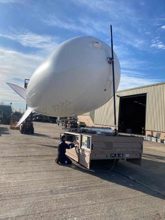 Revivor II Aerostat Surveillance Trailer 1300 Skyhawk camera kit - 50408 - Govsales of mod surplus ex army trucks, ex army land rovers and other military vehicles for sale