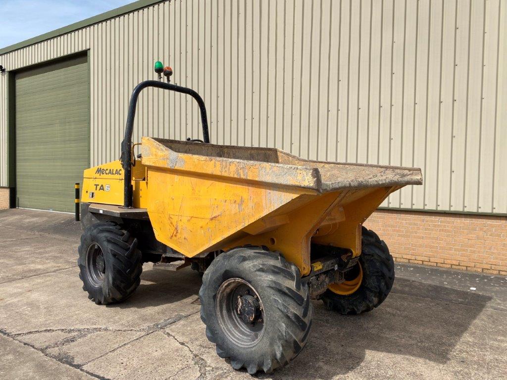 Mecalac TA6 Dumper - 50441 - Govsales of mod surplus ex army trucks, ex army land rovers and other military vehicles for sale