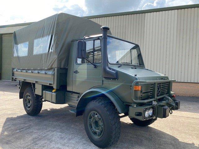 Mercedes Unimog U1300L RHD 4x4 Shoot Vehicle - Govsales of mod surplus ex army trucks, ex army land rovers and other military vehicles for sale