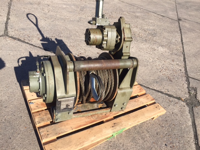 Ulrich MWT Hydraulic Winch  - Govsales of mod surplus ex army trucks, ex army land rovers and other military vehicles for sale