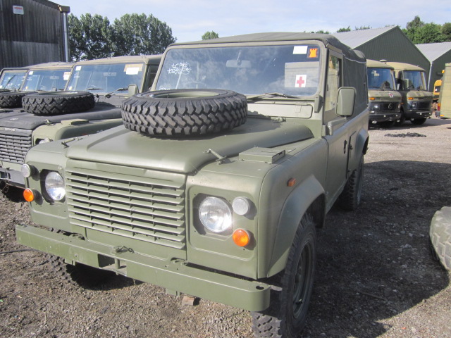 Land Rover Defender 110 2.5L NA Diesel (Soft Top) - Govsales of mod surplus ex army trucks, ex army land rovers and other military vehicles for sale