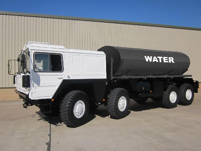 Man 8x8 Fuel / Water Tanker - 33040 - Govsales of mod surplus ex army trucks, ex army land rovers and other military vehicles for sale