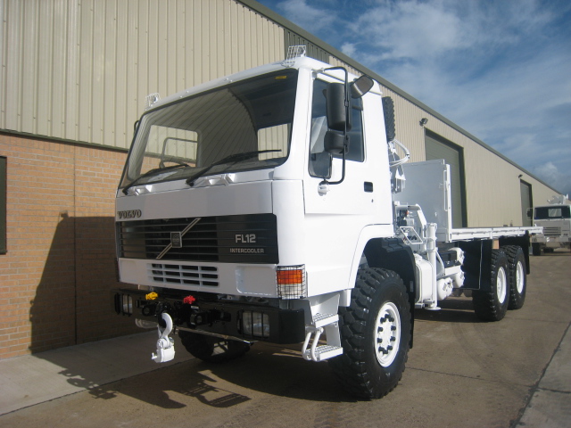 Volvo FL12 6x6 Crane Truck - 32814 - Govsales of mod surplus ex army trucks, ex army land rovers and other military vehicles for sale