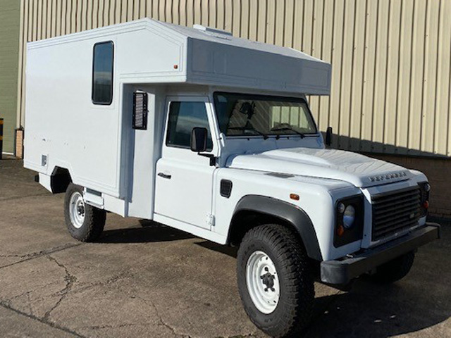 Land Rover Defender 130 Box Vehicle - Govsales of mod surplus ex army trucks, ex army land rovers and other military vehicles for sale