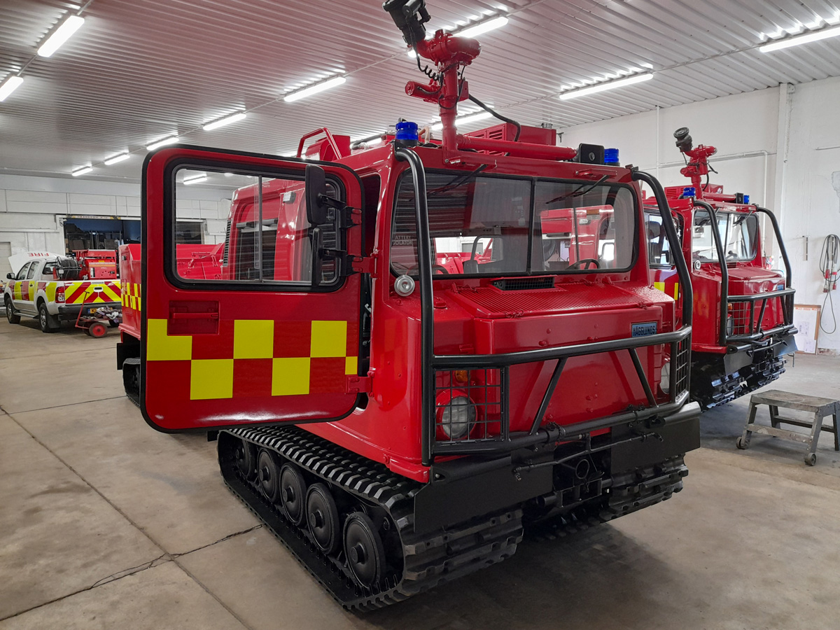 Hagglund BV206 Fire engine - Govsales of mod surplus ex army trucks, ex army land rovers and other military vehicles for sale