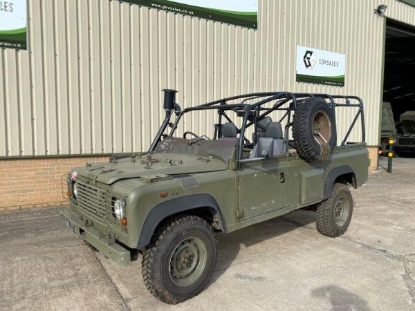 Land Rover Defender 110 Wolf Scout vehicle - Govsales of mod surplus ex army trucks, ex army land rovers and other military vehicles for sale