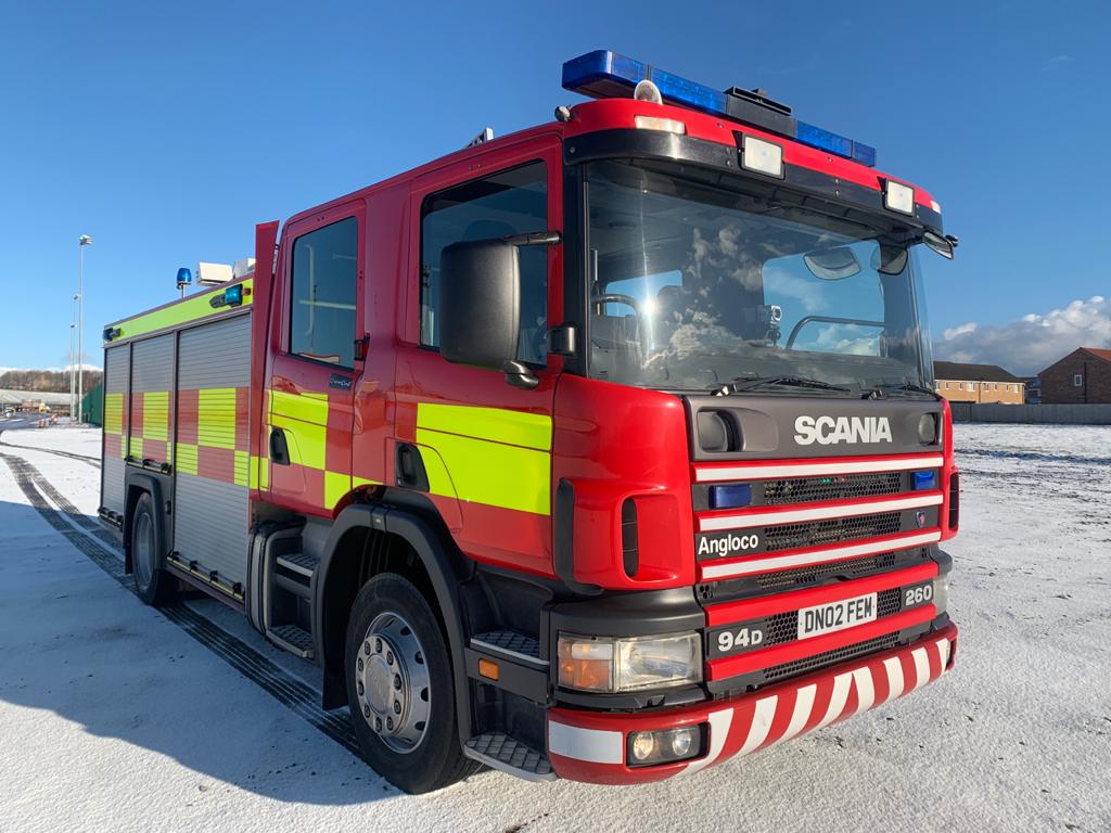 SCANIA 94D 260 Fire Engine Wtl - Govsales of mod surplus ex army trucks, ex army land rovers and other military vehicles for sale