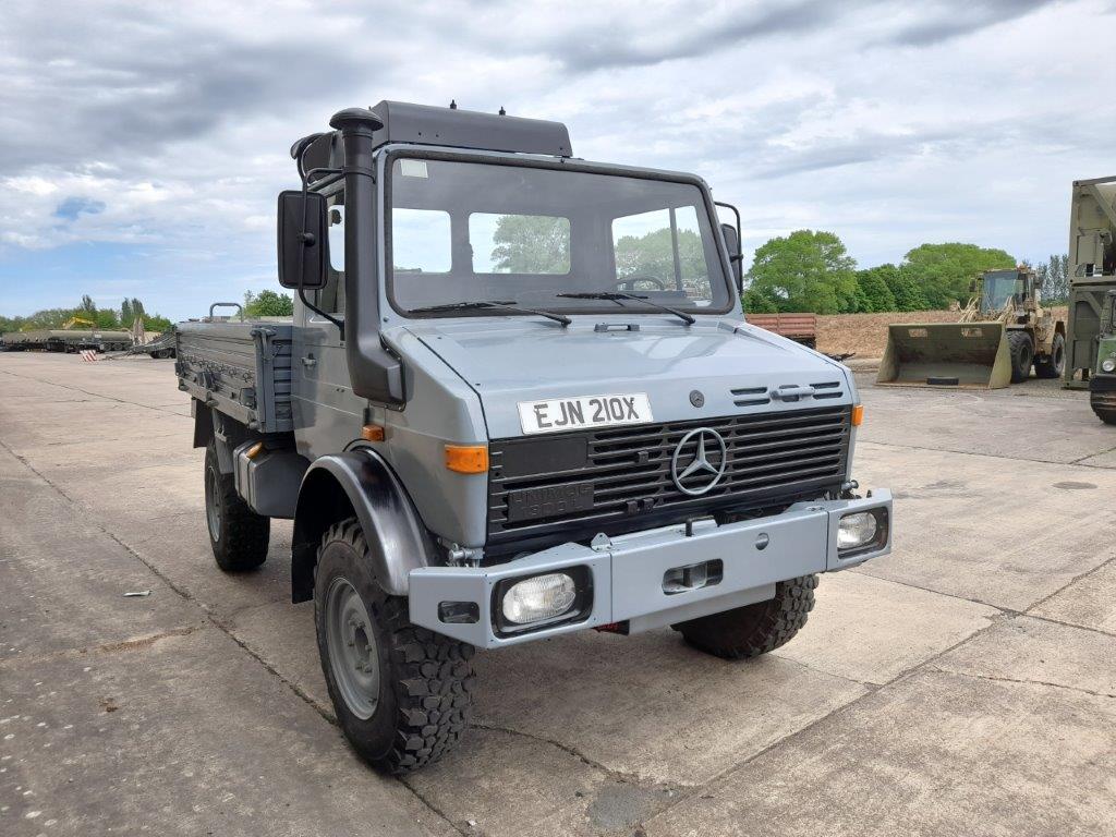 Mercedes Unimog U1300L 4x4 Drop Side Cargo Truck - 50385 - Govsales of mod surplus ex army trucks, ex army land rovers and other military vehicles for sale