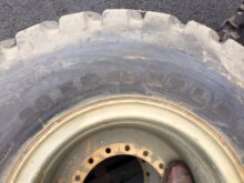 Michelin 20.5R25 XTL unused on rims