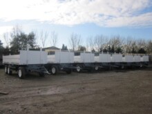Schmitz tri axle draw bar trailer