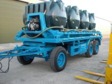 Schmitz tri axle draw bar trailer