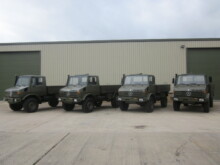 Mercedes Unimog U1300L 4x4 Drop Side Cargo Truck