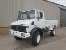 Mercedes Unimog U1300L 4x4 Drop Side Cargo Truck