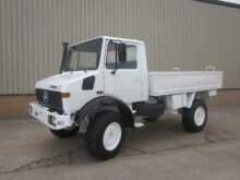 Mercedes Unimog U1300L 4x4 Drop Side Cargo Truck