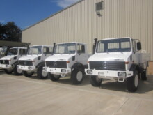 Mercedes Unimog U1300L 4x4 Drop Side Cargo Truck