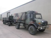 Mercedes Unimog U1300L 4x4 Drop Side Cargo Truck