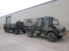 Mercedes Unimog U1300L 4x4 Drop Side Cargo Truck