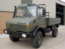 Mercedes Unimog U1300L 4x4 Drop Side Cargo Truck