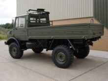 Mercedes Unimog U1300L 4x4 Drop Side Cargo Truck