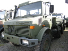 Mercedes Unimog U1300L 4x4 Drop Side Cargo Truck