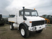 Mercedes Unimog U1300L 4x4 Drop Side Cargo Truck