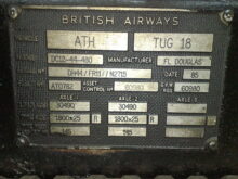 Douglas DC12-44 Heavy Aircraft Tractor
